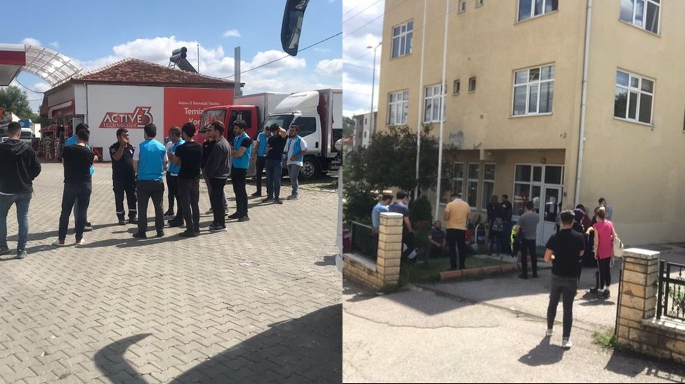 "Sel b&ouml;lgesi Bozkurt'a gitmek isteyen g&ouml;n&uuml;ll&uuml;ler Erdoğan i&ccedil;in bekletildi"