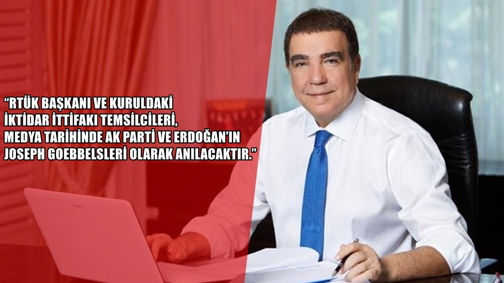 Toprak: &ldquo;Padişahların İbrik&ccedil;ibaşı gibi RT&Uuml;K Başkanı da kendisini Saray&rsquo;ın &lsquo;sans&uuml;rc&uuml;başı&rsquo; olarak g&ouml;rmekte&rdquo;