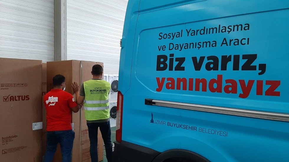 Zor g&uuml;n dayanışması: İzmir&rsquo;den Artvin, Adana ve Muğla&rsquo;ya destek