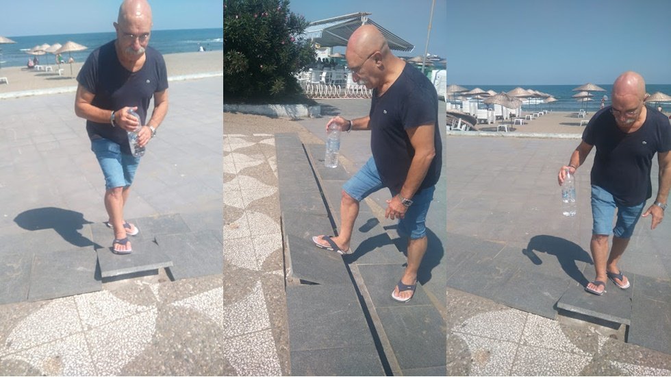 Atakum sahil yolunda karo taşına basma kafan kırılır...