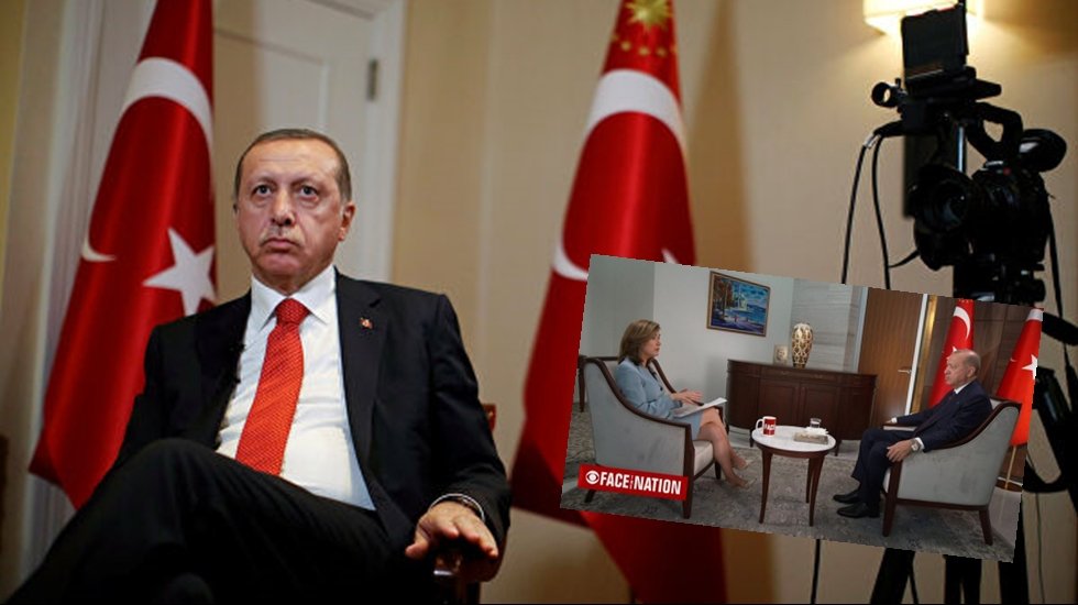 Erdoğan'dan Amerikan televizyonuna sert a&ccedil;ıklama: Taliban Amerika&rsquo;nın silahlarıyla hareket ediyor