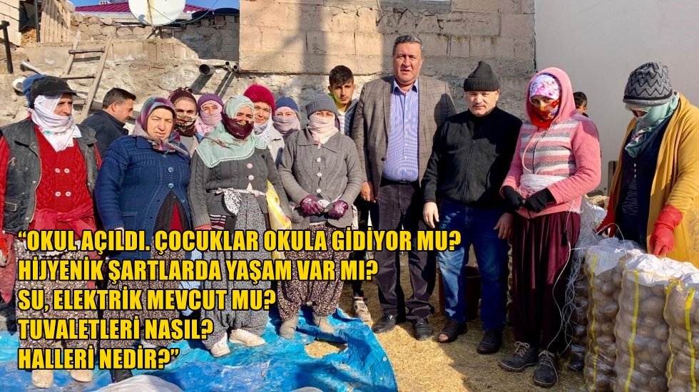 G&uuml;rer, 'Mevsimlik tarım iş&ccedil;ilerini' sordu