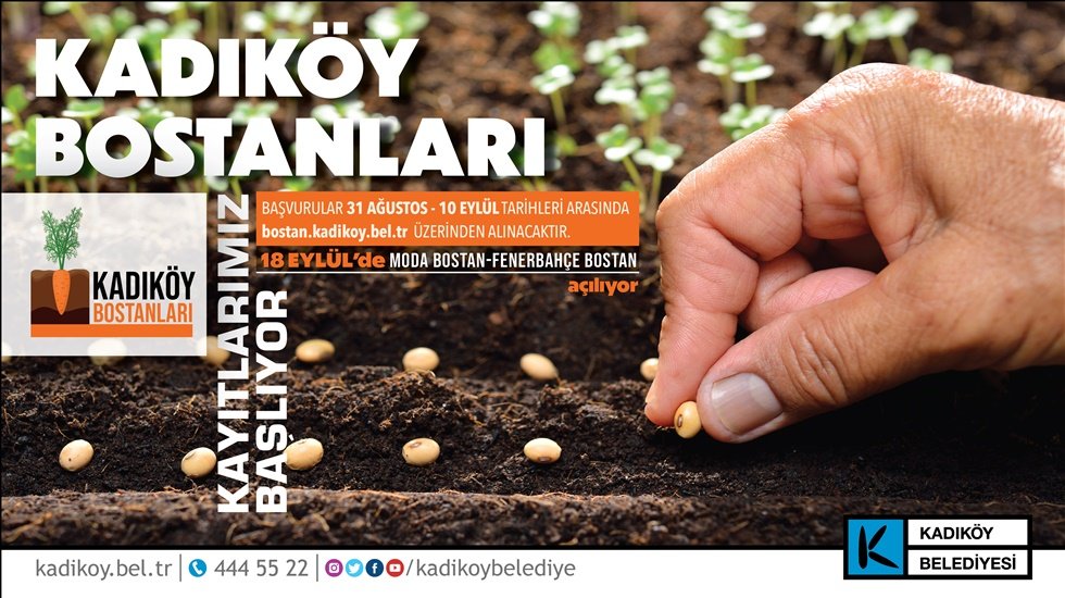 Kadıköy'ün her mahallesine bir bostan