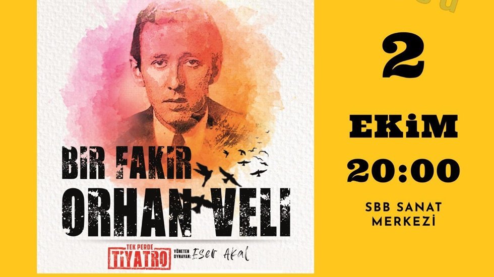 Samsun Hayal At&ouml;lyesi Tiyatrosu 'Bir Fakir Orhan Veli' ile perde diyor...