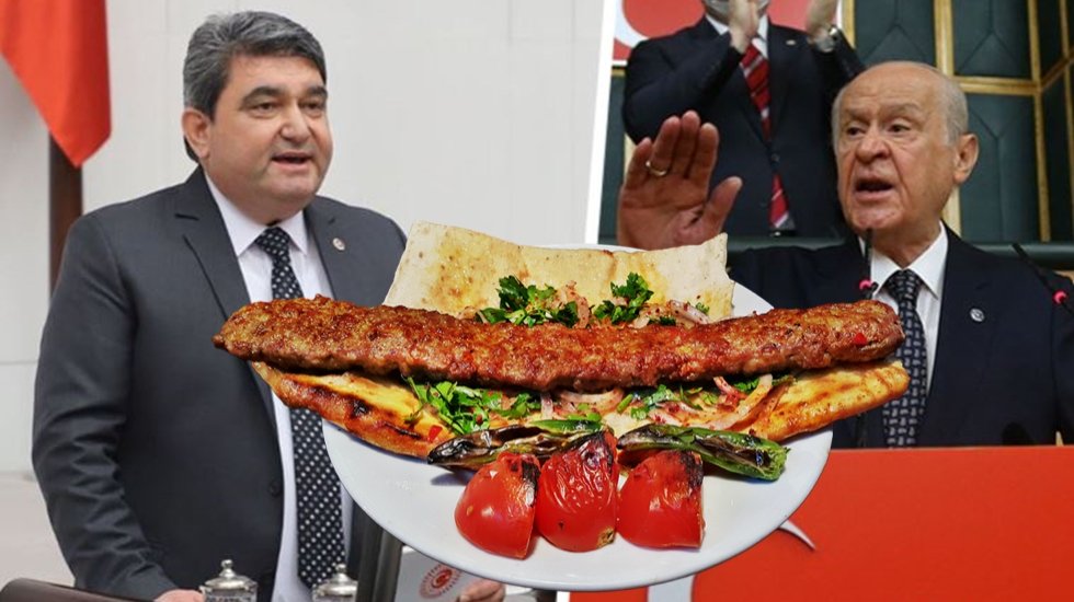 Bah&ccedil;eli'nin 'b&ouml;l&uuml;c&uuml; kebap&ccedil;ı' s&ouml;zlerine CHP'den kuyruk yağlı yanıt....