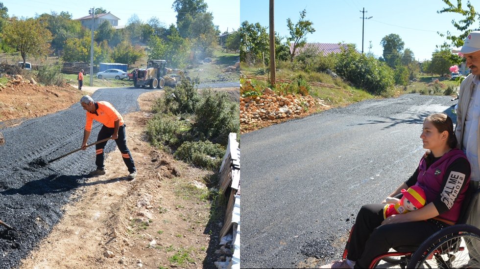 B&uuml;y&uuml;kşehir, y&uuml;r&uuml;me engelli yurttaşın asfalt talebini b&uuml;y&uuml;k bir hızla yerine getirdi