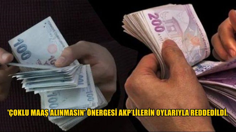 &Ccedil;oklu maaşı sonlandırma &ouml;nerisi sanayi komisyonunda reddedildi