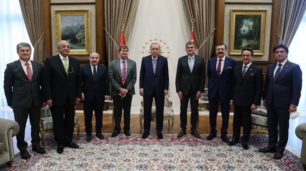 Cumhurbaşkanı Erdoğan SiRo heyetini kabul etti&nbsp;