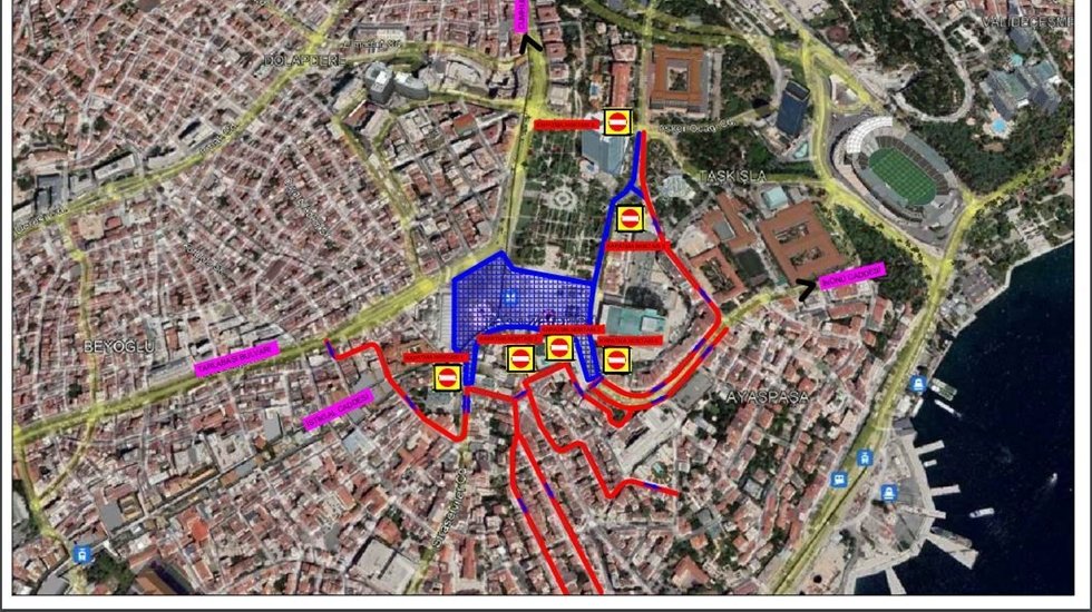 Taksim Trafiğine 29 Ekim düzenlemesi