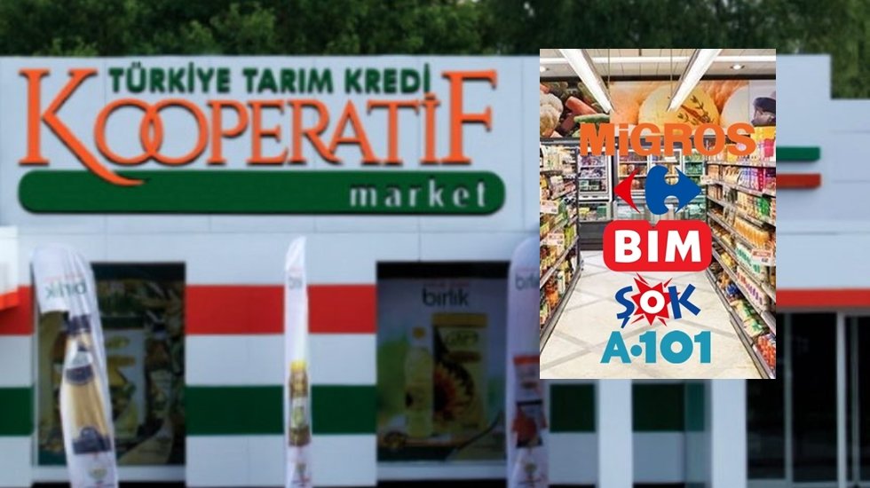 Tarım Kredi Kooperatifleri ile zincir market fiyatı arasında fark yok gibi