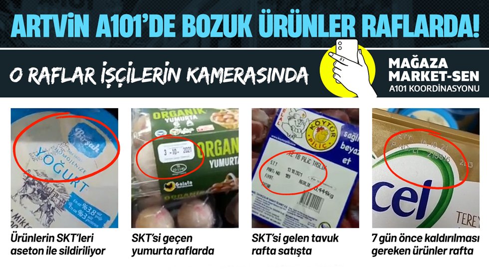A101 SKT sildiriyor: Tarihi ge&ccedil;miş &uuml;r&uuml;nler iş&ccedil;ilerin kamerasında!
