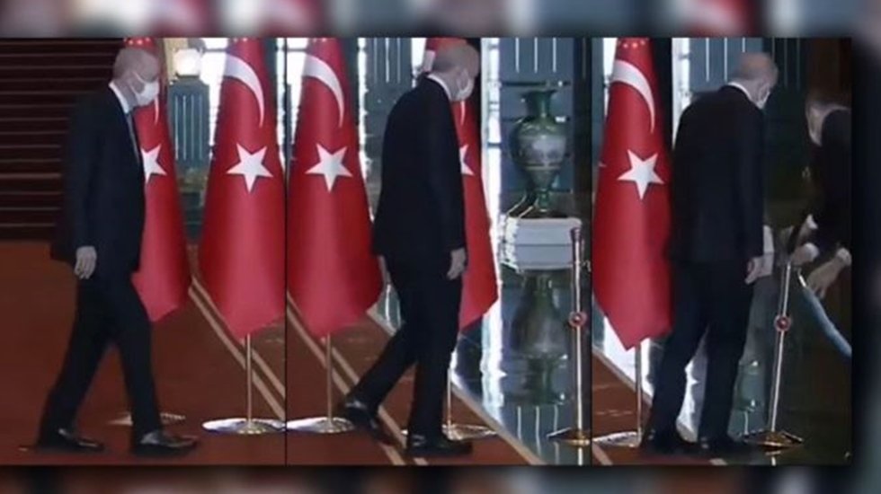 Erdoğan&rsquo;ın tartışmalara neden olan y&uuml;r&uuml;y&uuml;ş&uuml;n&uuml;n sebebini a&ccedil;ıkladı
