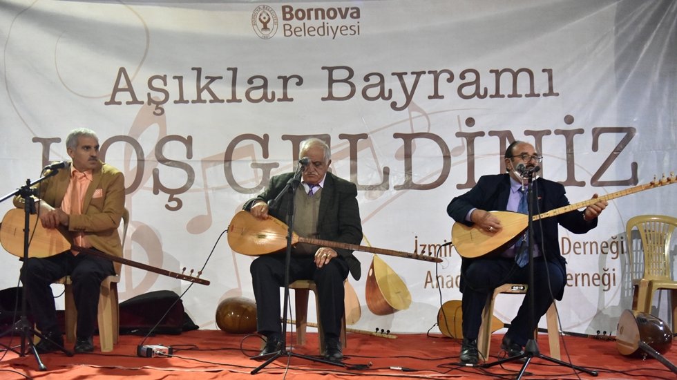 Saz aşıkları Bornova buluştu