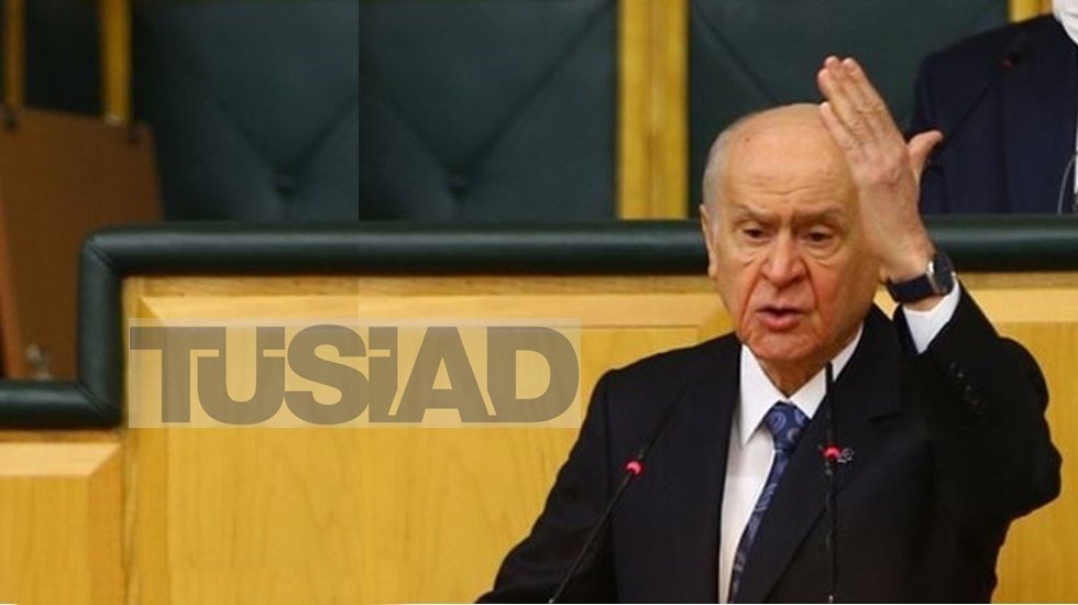 Bah&ccedil;eli, T&Uuml;SİAD'a verdi veriştirdi!