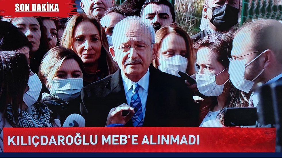 CHP Lideri Kılı&ccedil;daroğlu MEB'e de alınmadı