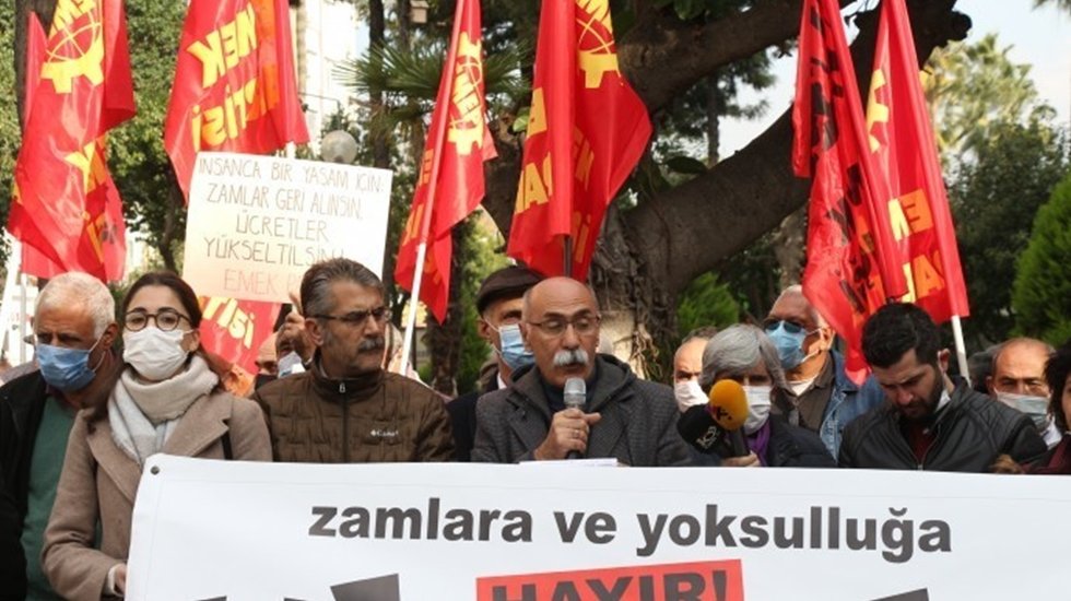 EMEP iktidarın ekonomi politikalarını protesto etti