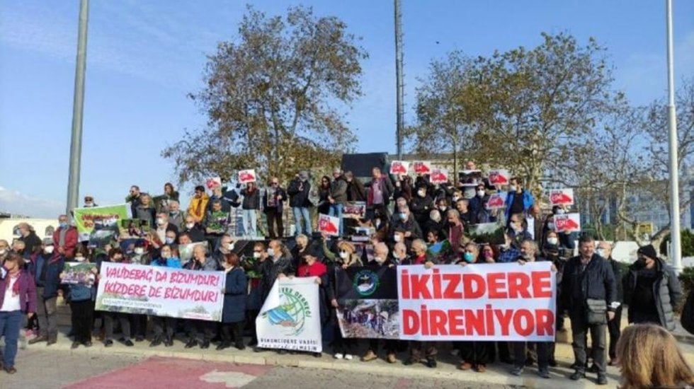İkizdere&rsquo;de &ccedil;evre katliamına neden olan proje İstanbul'da protesto edildi.