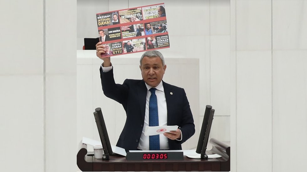 İntihar eden her esnafın vebali saray iktidarınındır