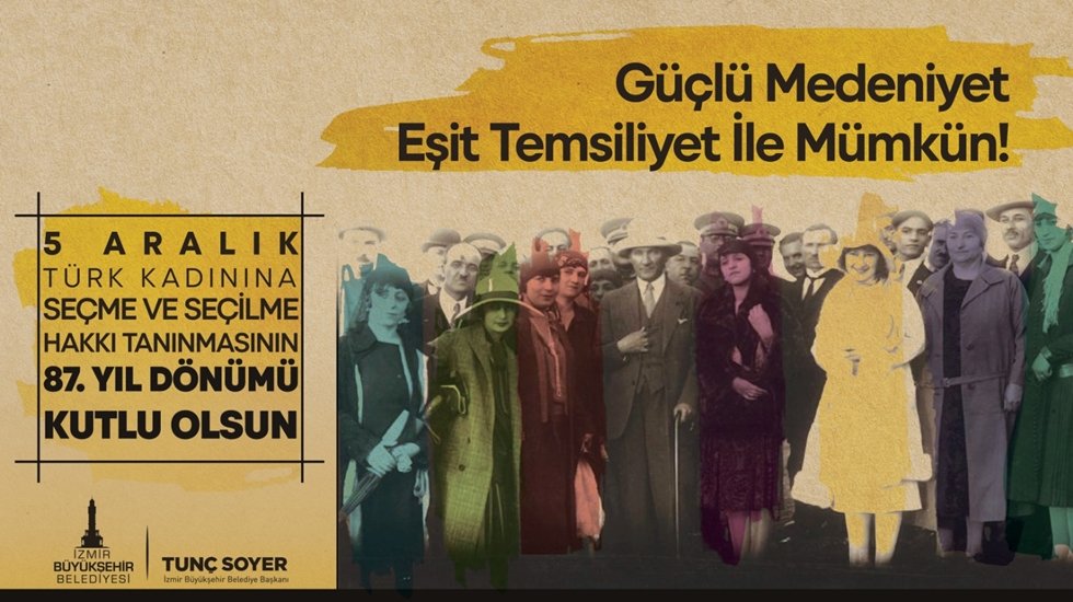 İzmir&rsquo;de kadınlar &ldquo;temsilde eşitlik&rdquo; i&ccedil;in y&uuml;r&uuml;yecek