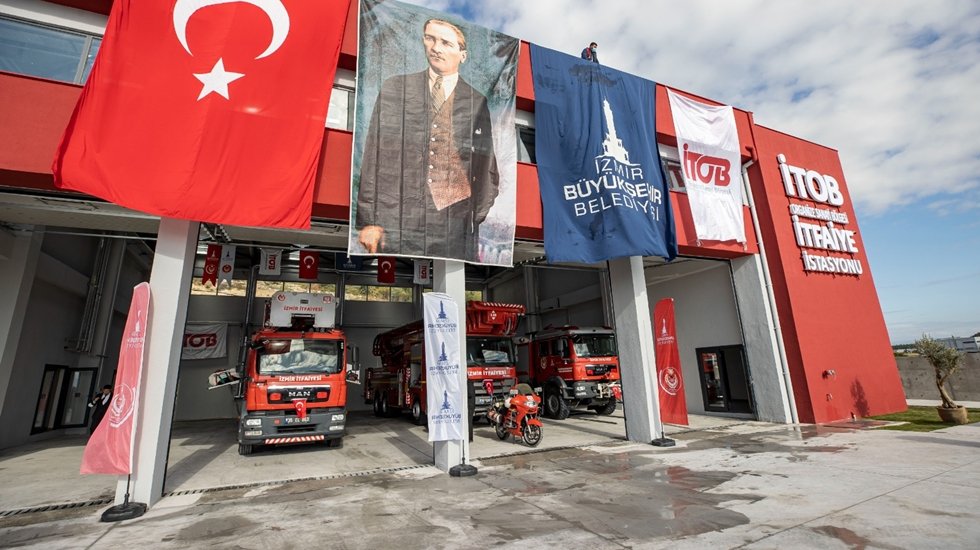 İzmir'de &ouml;rnek &ccedil;alışma: Menderes ormanlarını da koruyacak itfaiye istasyonu