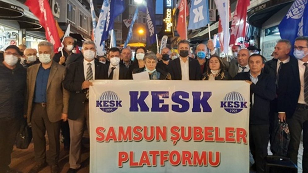KESK Samsun Platformu: Emek Kazanacak, Demokrasi Kazanacak,