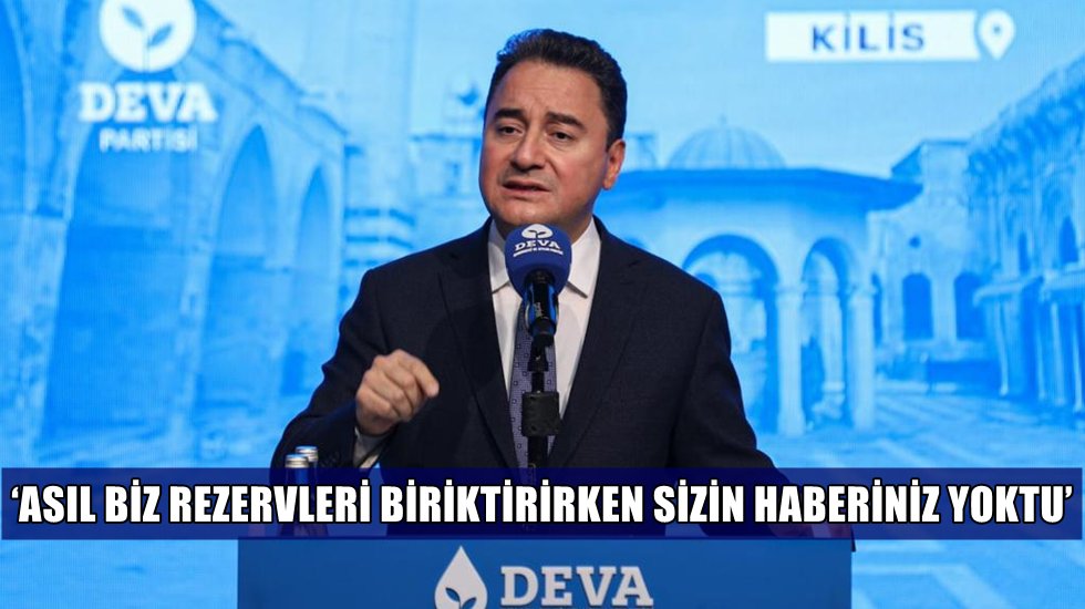 Rezervler d&uuml;şerken ben yoktum&rsquo; diyen Erdoğan&rsquo;a Babacan&rsquo;dan tepki&hellip;