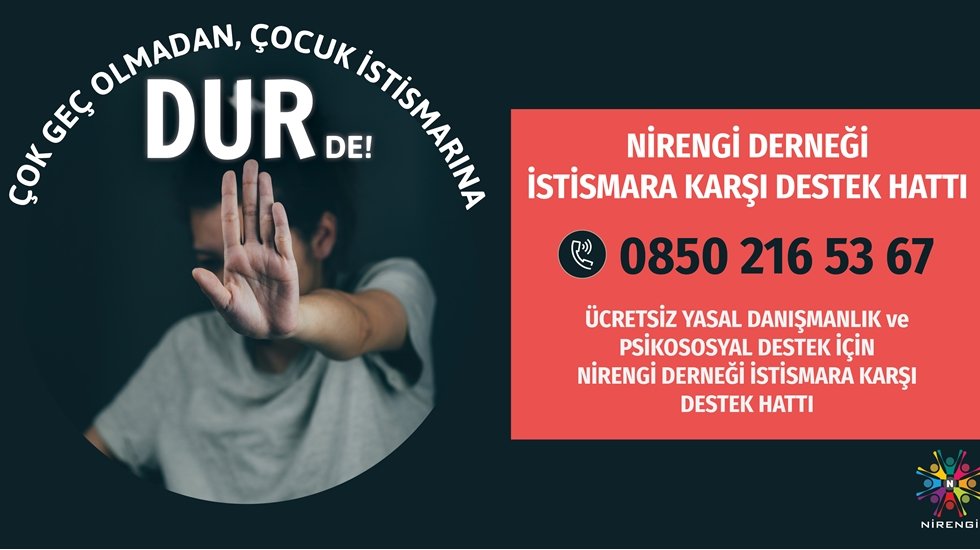 Şiddete ve istismara maruz kalan çocuklar ve gençler için acil destek hattı 