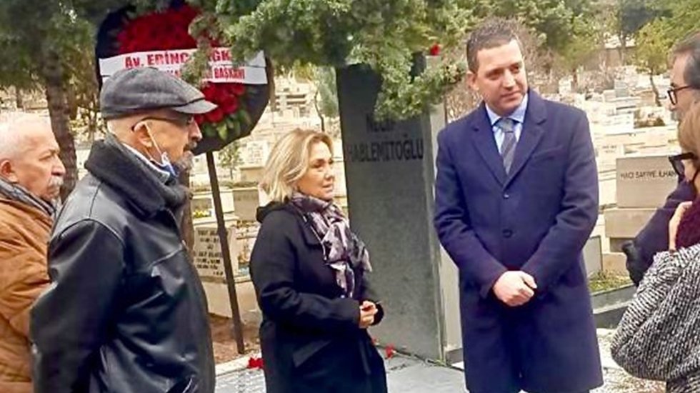 TBB Başkanı Sağkan, Hablemitoğlu&rsquo;nun mezarını ziyaret etti