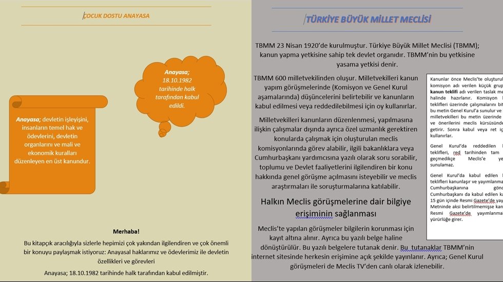 TBMM&rsquo;de &ccedil;ocuklar i&ccedil;in hazırlanan &ccedil;alışmada Atat&uuml;rk&rsquo;e yer verilmedi