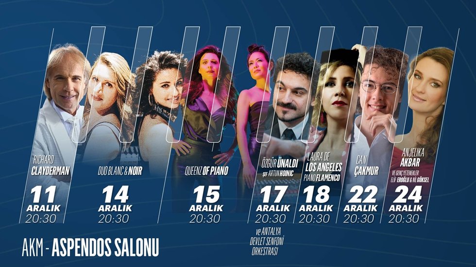 Uluslararası Antalya&nbsp;Piyano&nbsp;Festivali&nbsp;11 Aralık&rsquo;ta&nbsp;başlıyor