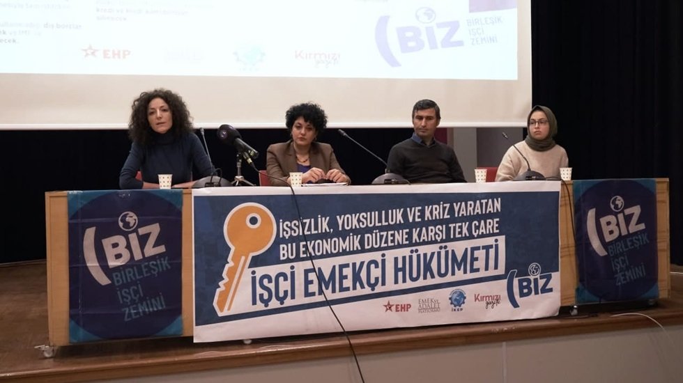 Birleşik İş&ccedil;i Zemini: &ldquo;Tek &ccedil;are iş&ccedil;i emek&ccedil;i h&uuml;k&uuml;meti&rdquo;