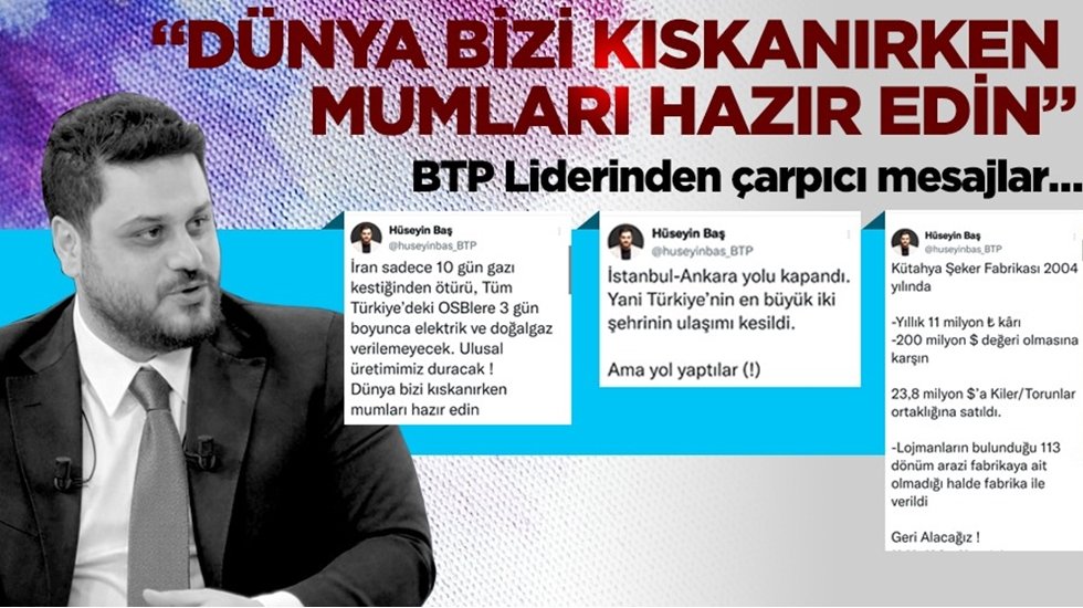 H&uuml;seyin Baş: &ldquo;D&uuml;nya bizi kıskanırken mumları hazır edin&rdquo;