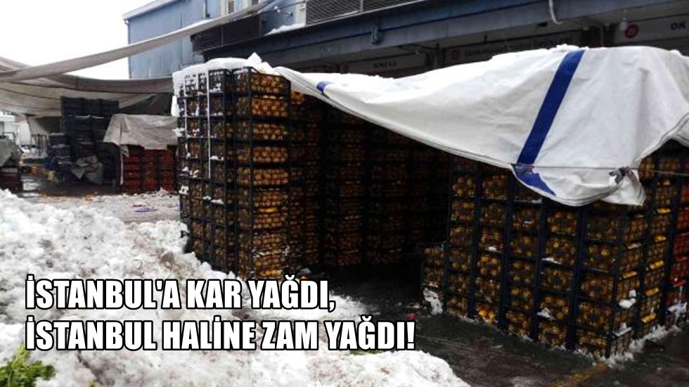 Kar yağdı b&ouml;yle oldu: İstanbul'da sebze fiyatlarına b&uuml;y&uuml;k zam