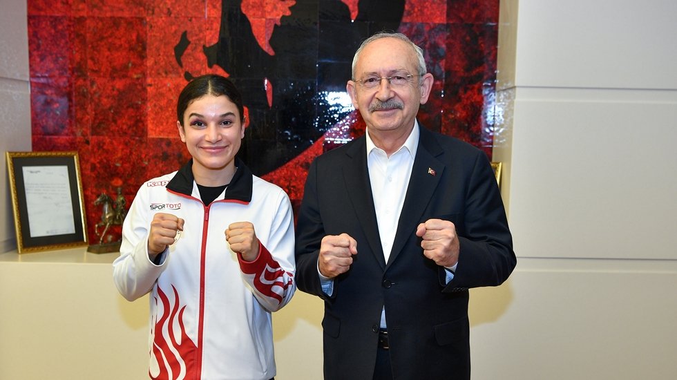 Kılı&ccedil;daroğlu, Milli Sporcu Erivan Barut&rsquo;u kabul etti