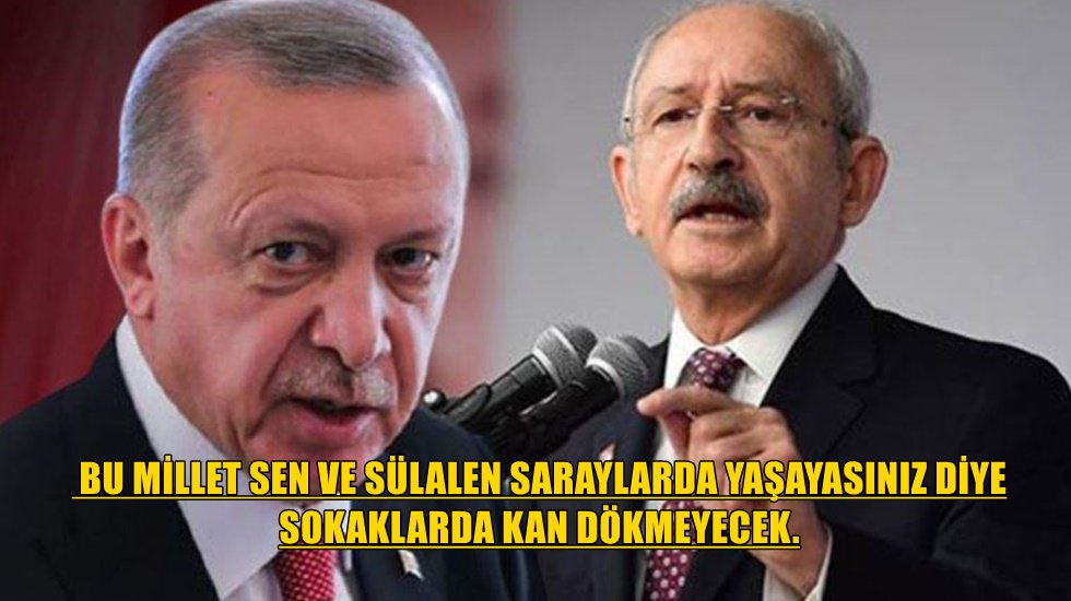 Kılı&ccedil;daroğlu&rsquo;ndan Erdoğan&rsquo;a: &ldquo;Bug&uuml;n resmen i&ccedil; savaş naraları atmaya başladın. Bu millet bunları yemez"