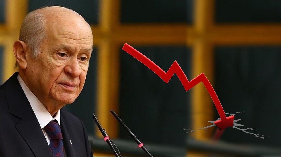 MHP oyları tarihte hi&ccedil; bu kadar d&uuml;şmemişti!