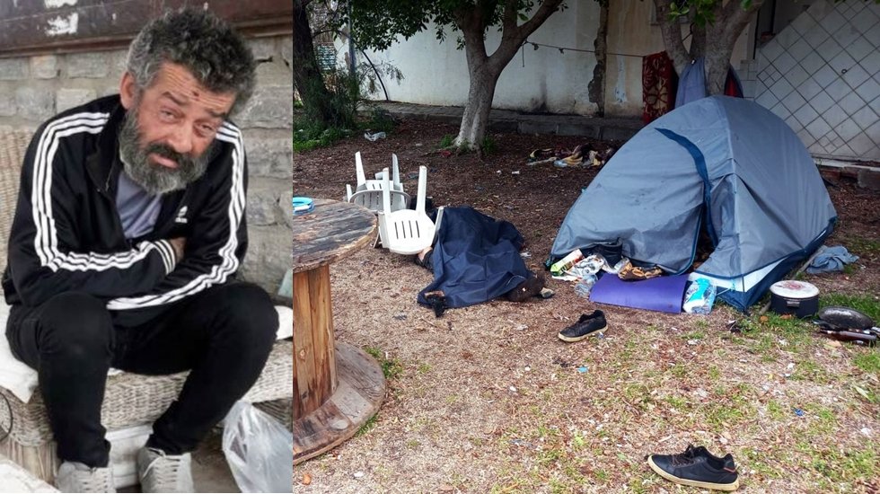 Parkta kurduğu küçük çadırda yaşayan yurttaş ölü bulundu