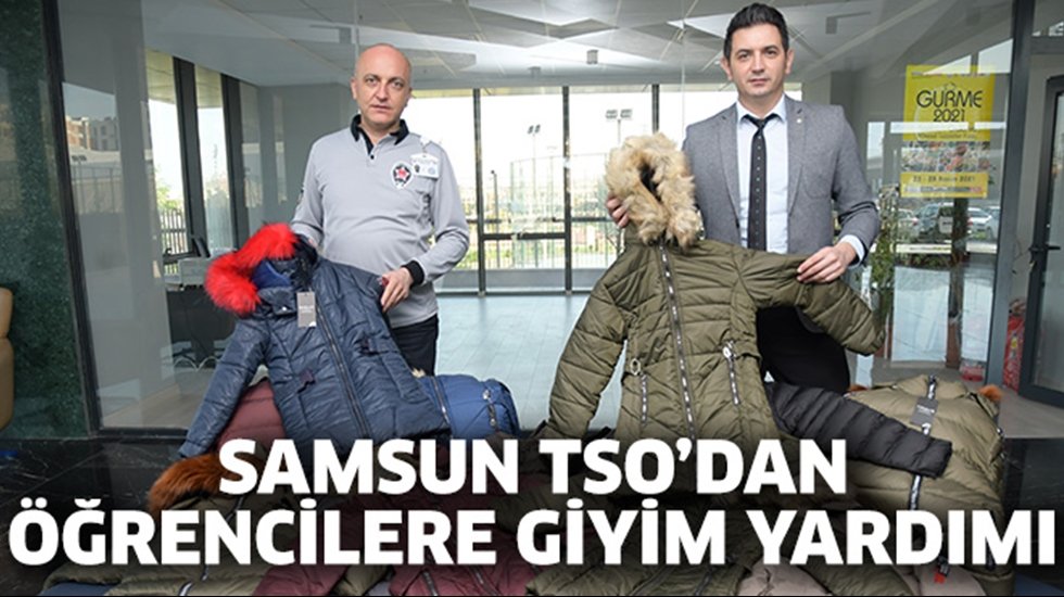 Samsun TSO&rsquo;dan &ouml;ğrencilere giyim yardımı