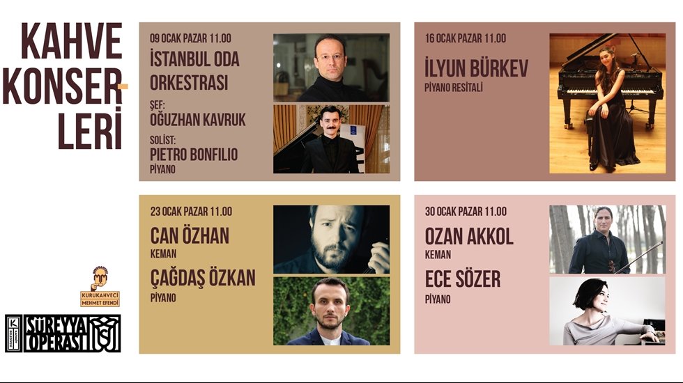 S&uuml;reyya Operası&rsquo;nda kahve konserleri