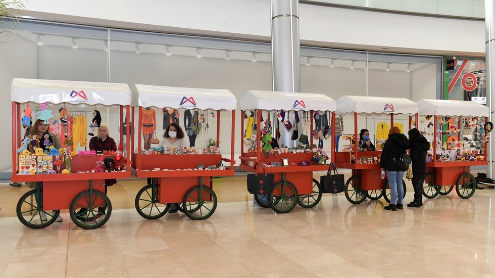 &Uuml;retici kadın stantları yıl sonuna kadar AVM&rsquo;lerde olacak