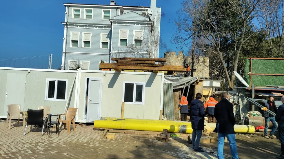 Anadolu Hisarı’ndaki kaçak yapı mühürledi