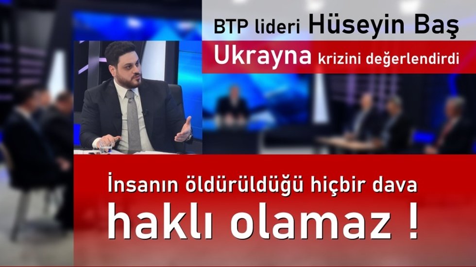 BTP lideri H&uuml;seyin Baş: &ldquo;F-35&rsquo;leri alamıyoruz, S-400&rsquo;leri kullanamıyoruz&rdquo;
