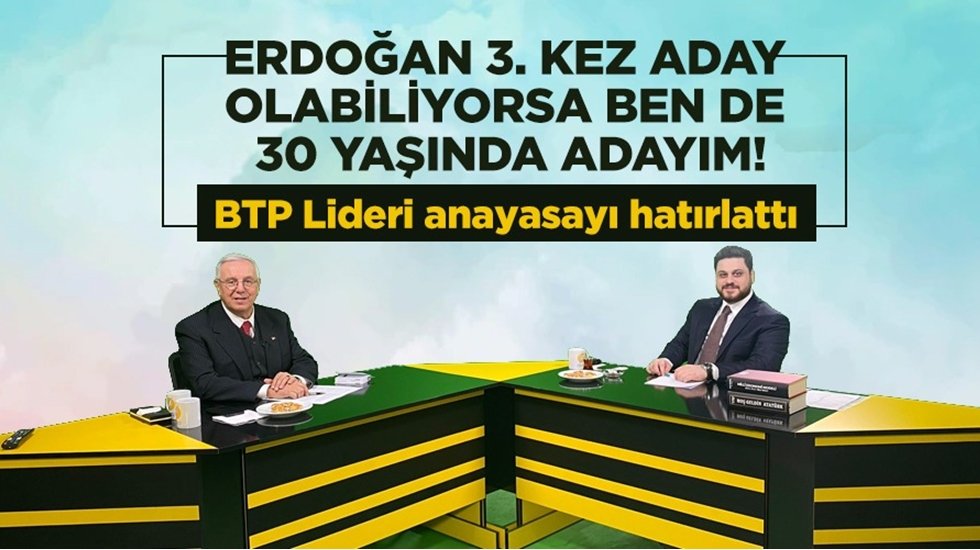 Bug&uuml;nk&uuml; anayasaya g&ouml;re Cumhurbaşkanı 3. kez aday olamaz!