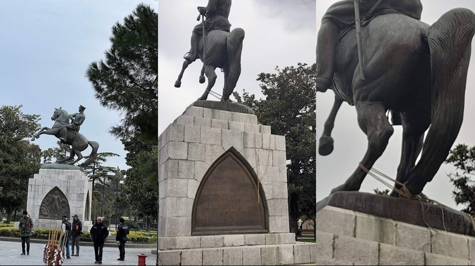 Sanat&ccedil;ılardan Samsun'da Atat&uuml;rk anıtına yapılan saldırıya &ccedil;ok sert tepki&hellip;