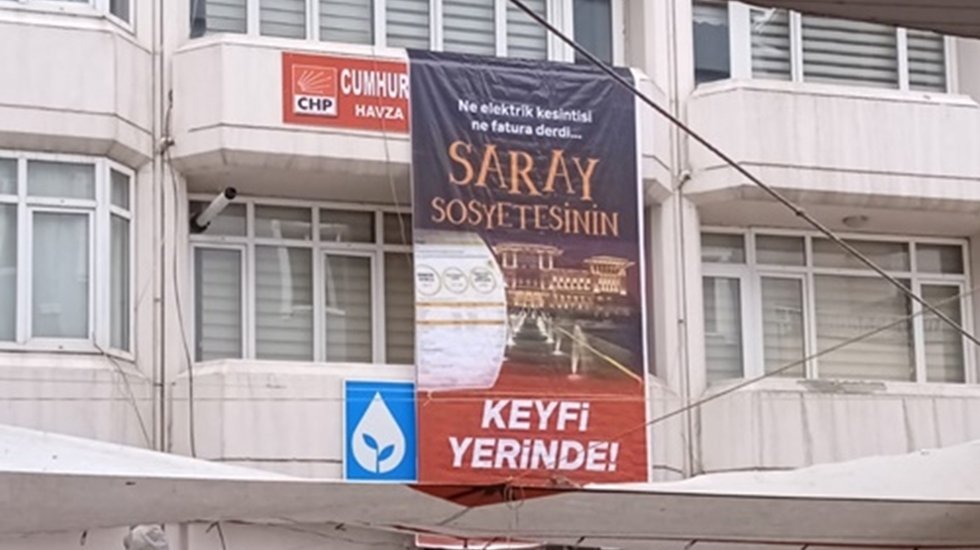 CHP Samsun: Saray iktidarı zam yapmaya doymuyor.