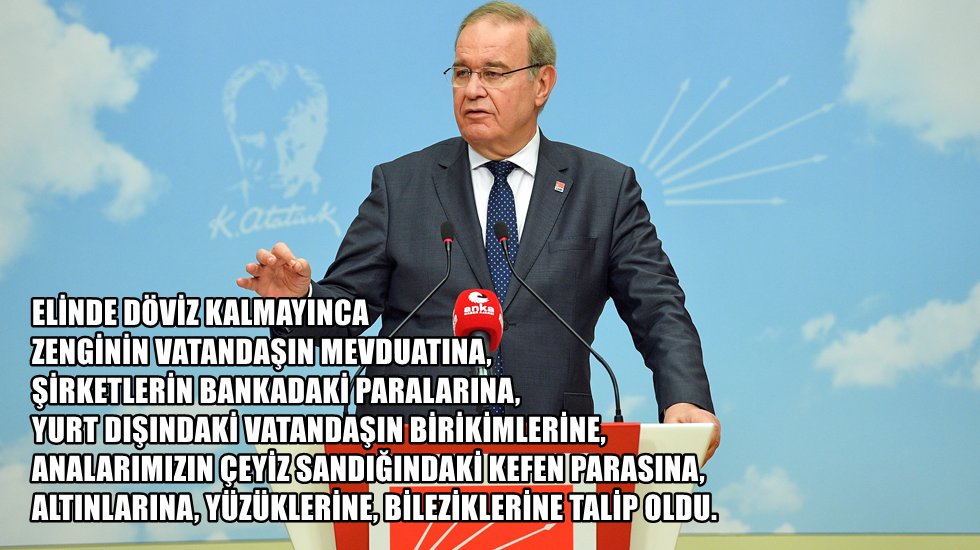 CHP S&ouml;zc&uuml;s&uuml; &Ouml;ztrak: &ldquo;Hazine bakanı ile dış işleri bakanı k&uuml;s m&uuml;?&rdquo;