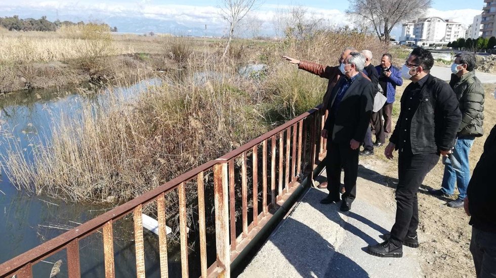 Dere yatağına Belediye tarafından ticaret merkezi yapılıyor