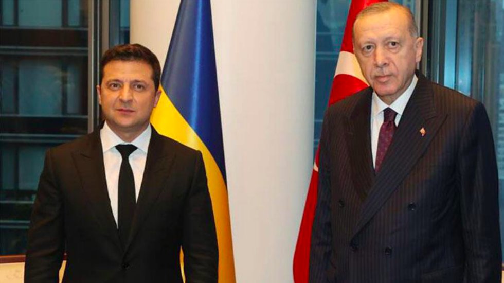 Erdoğan ve Zelenskiy g&ouml;r&uuml;şt&uuml;