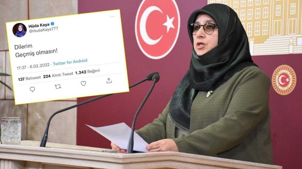 HDP'li H&uuml;da Kaya'ya 'ge&ccedil;miş olmasın' tepkisi