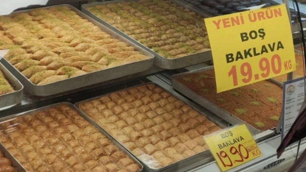 'Herkes yiyebilsin diye' boş baklava satışı&hellip;